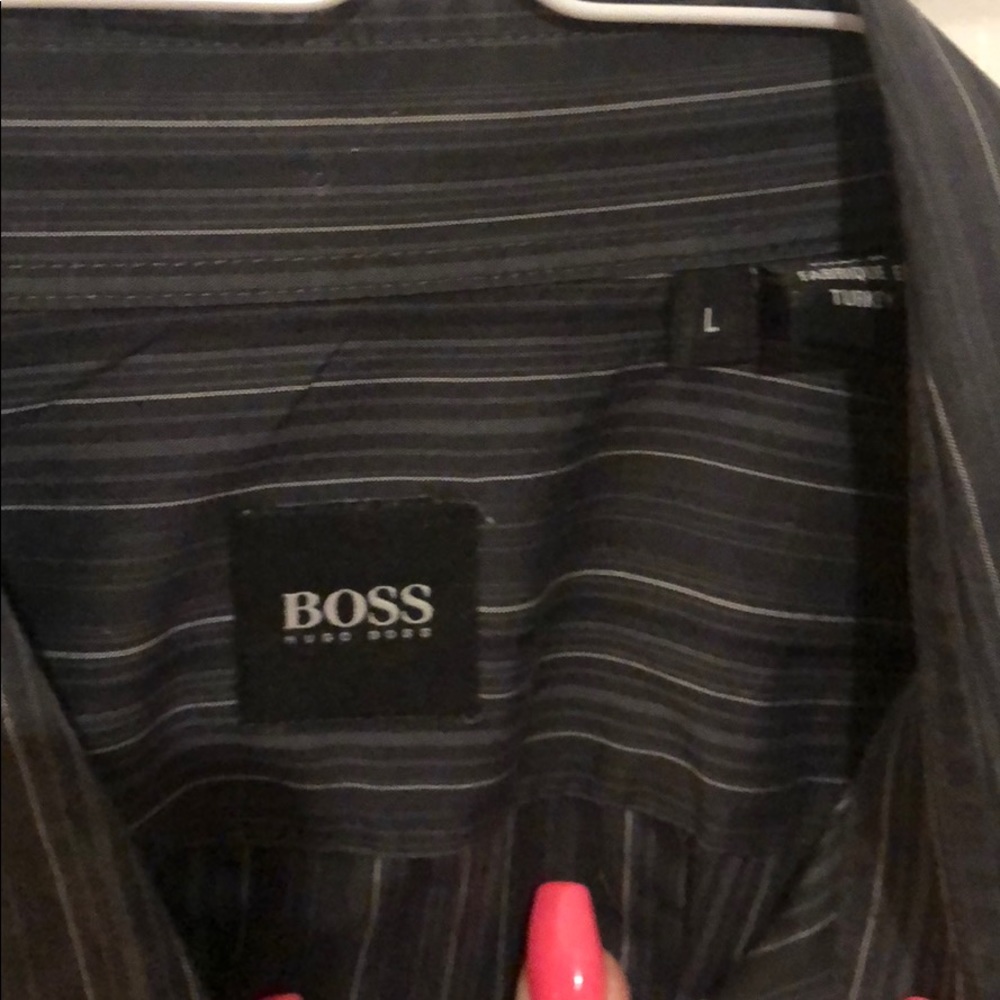 Hugo Boss Striped Button Down - Picture 2 of 3